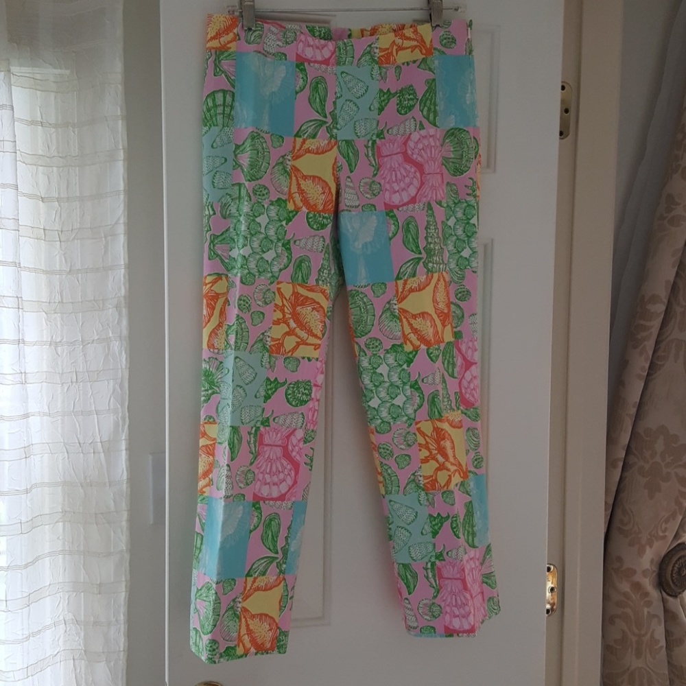 Lilly Pulitzer Capri pants, she'll print